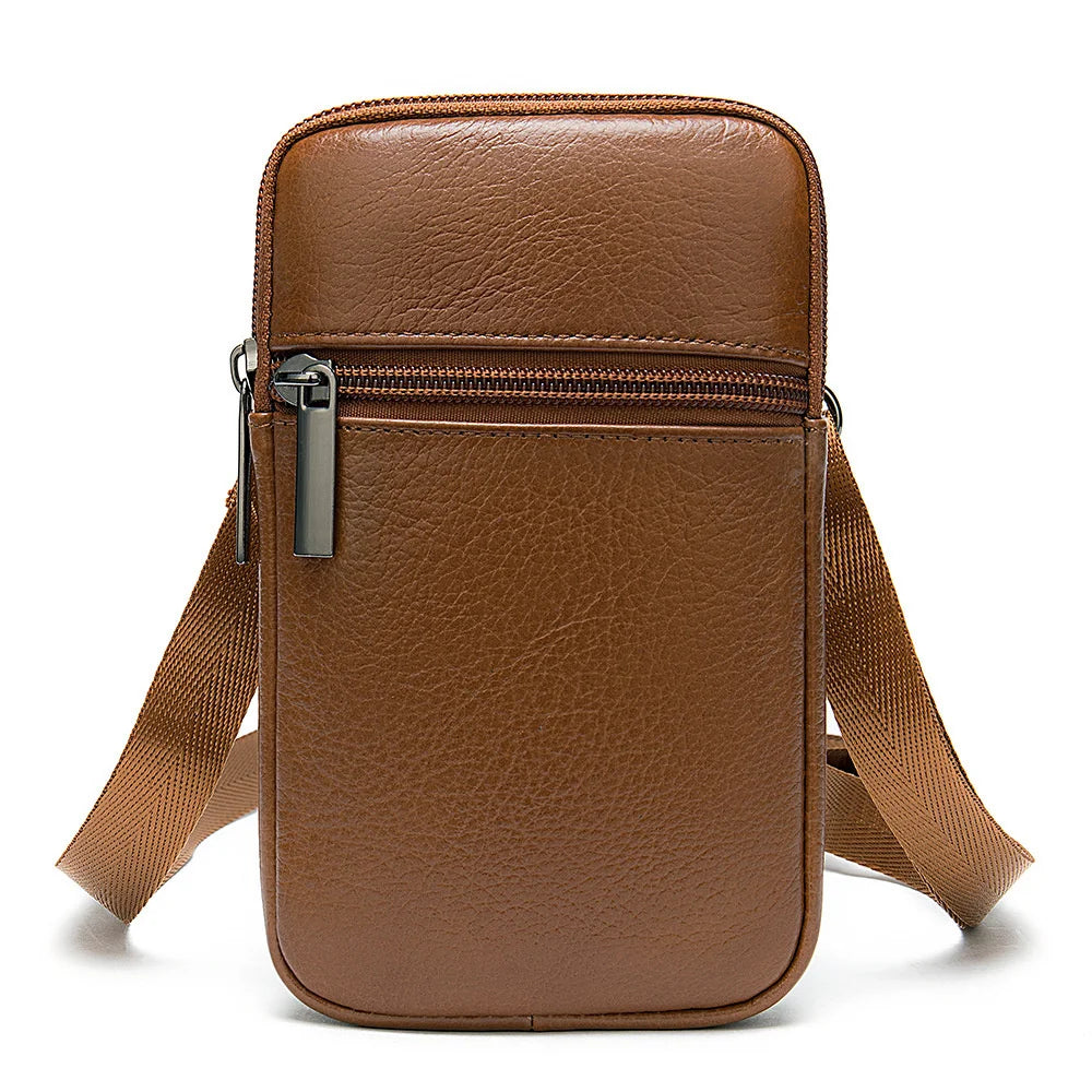 Casual Mens Crossbody Bag Small Phone Messenger