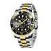 Diver Style Quartz Wristwatch with Date Premium - Gold Black