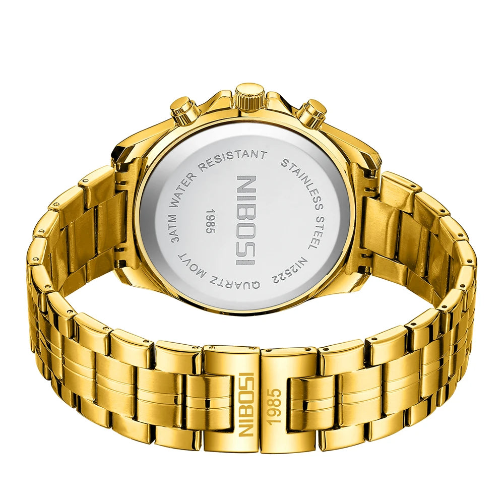 Mens Chronograph Wristwatch with Date Display Function