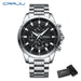 Artisan Chronograph Timepiece With Grid Dial Signature - Silver Black