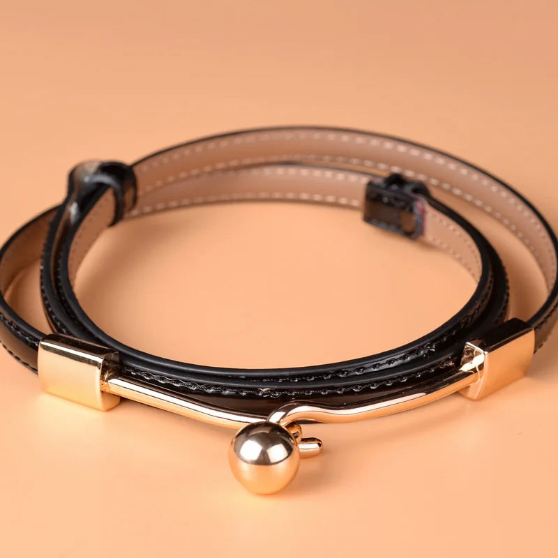 Elegant Decorative Bar Belt with Sphere Charm