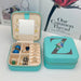 Jewelry Box Organizer with Mirror Portable Storage Case - Z