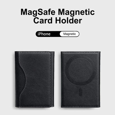 Trifold Magnetic Phone Wallet with Card Slots Compact - WO2MEN