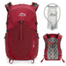 Hiking Hydration Backpack with Water Bladder System - Red