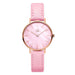 Watch Gradient Dial Gentle Strap Wristwatch Aesthetic - Pink