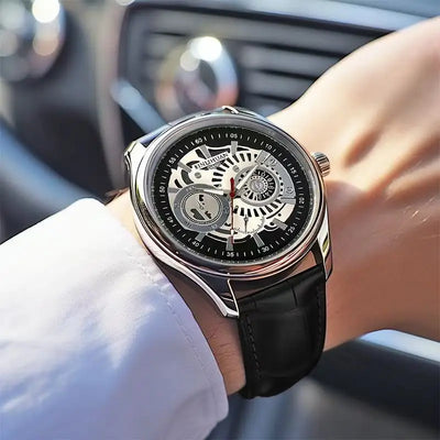Watch Skeleton Dial Mechanical Wristwatch Everyday Wear