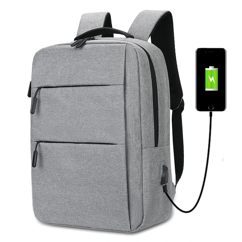 Multi Layer Zip Laptop Backpack for Travel and Work