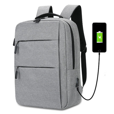 Multi Layer Zip Laptop Backpack for Travel and Work