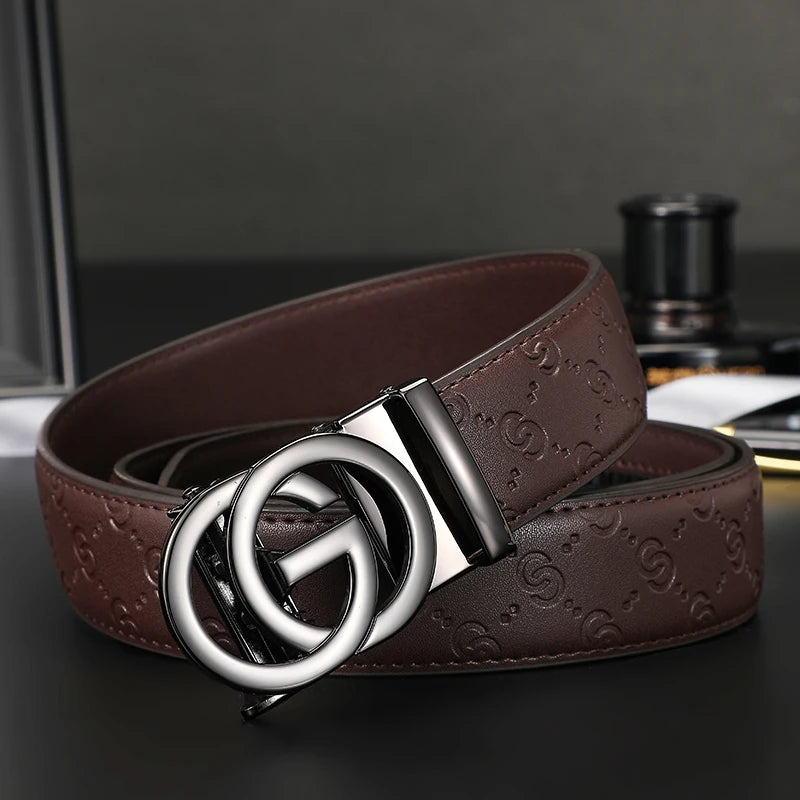 Belt with Double Ring Buckle and Minimal Design