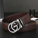 Belt with Double Ring Buckle and Minimal Design - Color 15