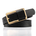 Fashionable Womens Belt with Wide Cinched Waist - Black