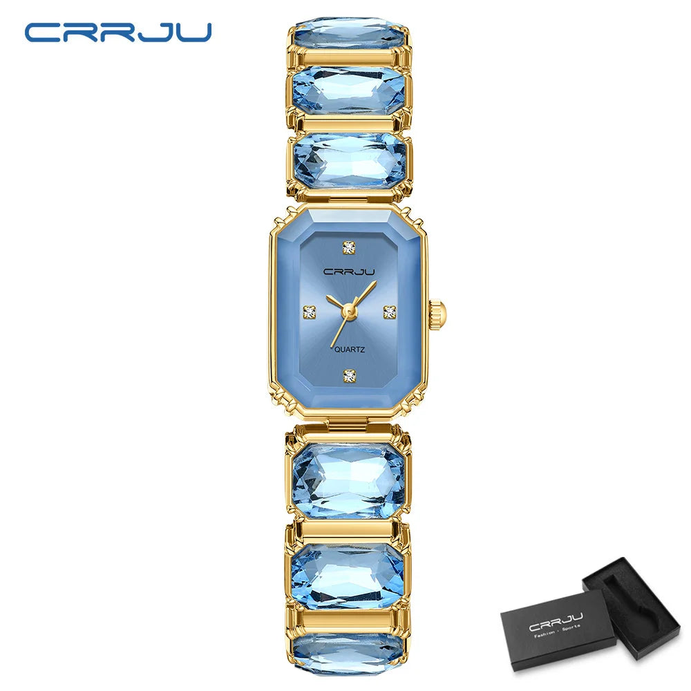 Ornate Gemstone Link Timepiece With Framed Dial Edition