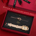 Watch Gift Set with Bracelet in Rectangle Case - Khaki