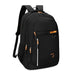 Backpack with Multi Compartment for Travel and School - Orange