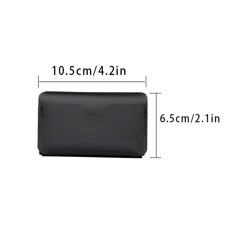 Wallet with Self Closing Coin Pocket