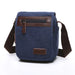 Unisex Messenger Bag Large Capacity Crossbody - Blue Small