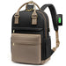 Backpack with USB Port Large Capacity Laptop Bag - Black Brown