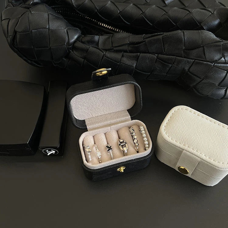 Petite Jewelry Box Organizer Travel Display Case Gift