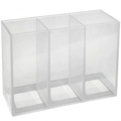 Transparent Wall Mounted Makeup Organizer Box 3 Grid