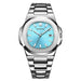 Men Watch with Date Window Water Resistant Build - Light Blue