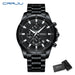 Artisan Chronograph Timepiece With Grid Dial Signature - Black