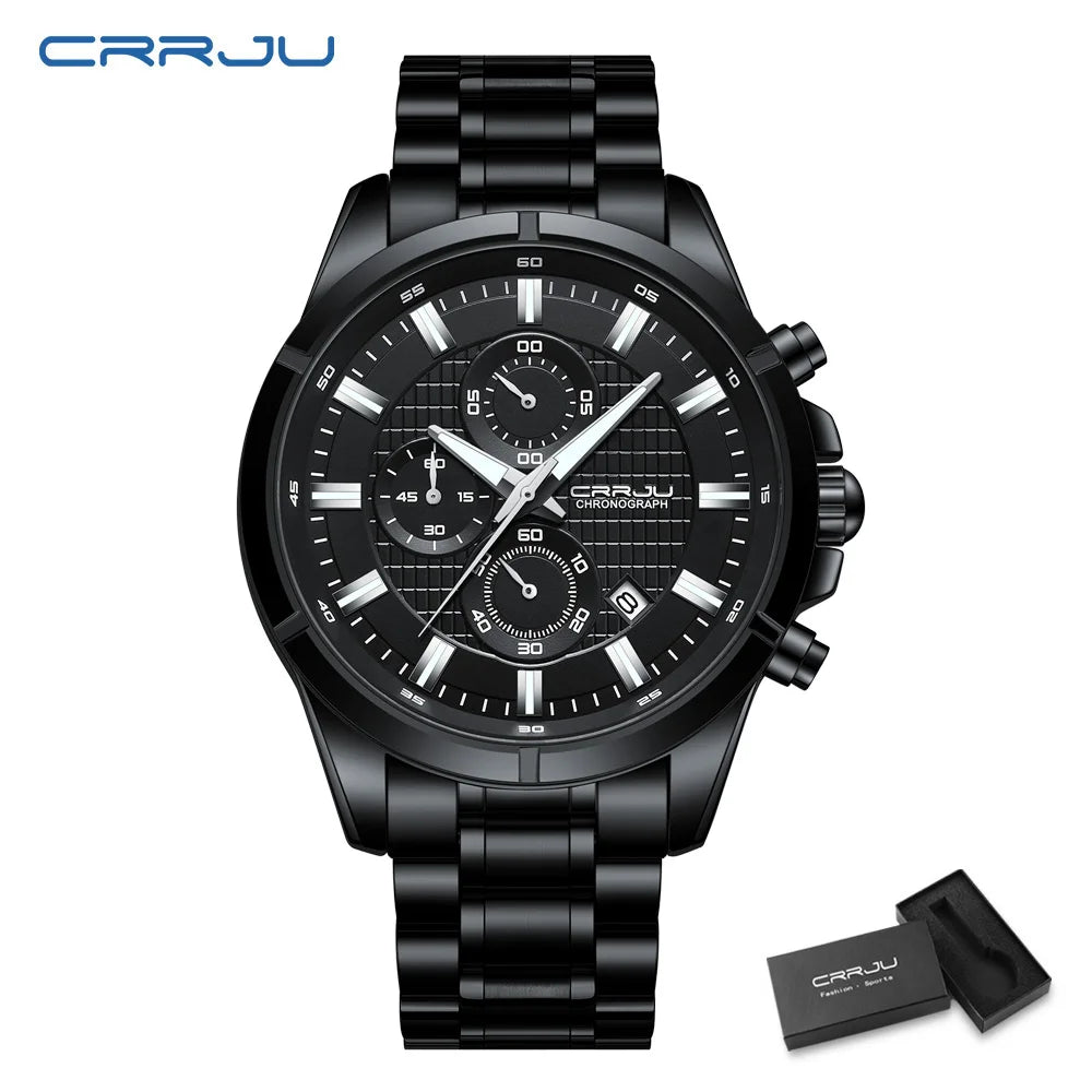 Artisan Chronograph Timepiece With Grid Dial Signature