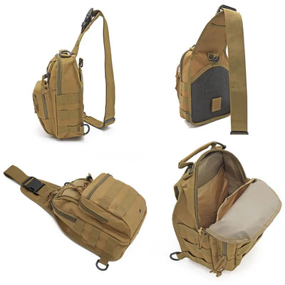 Tactical Hiking Backpack with MOLLE Webbing Front