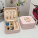 Initial Letter Jewelry Storage Box Travel Organizer - S