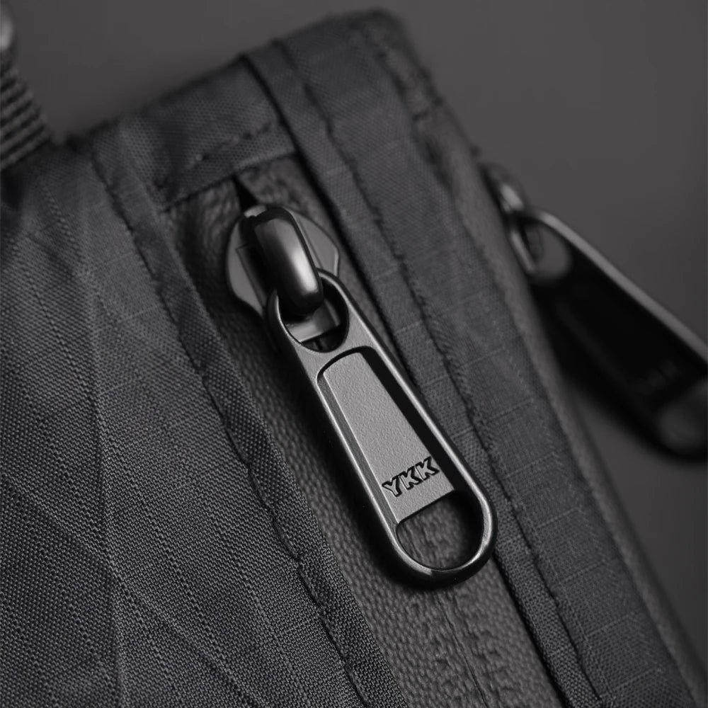 Five Pocket EDC Wallet with Zippered Pouches for Cards