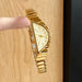 GEDI Vintage Irregular Triangle Watch Stainless Steel - Gold