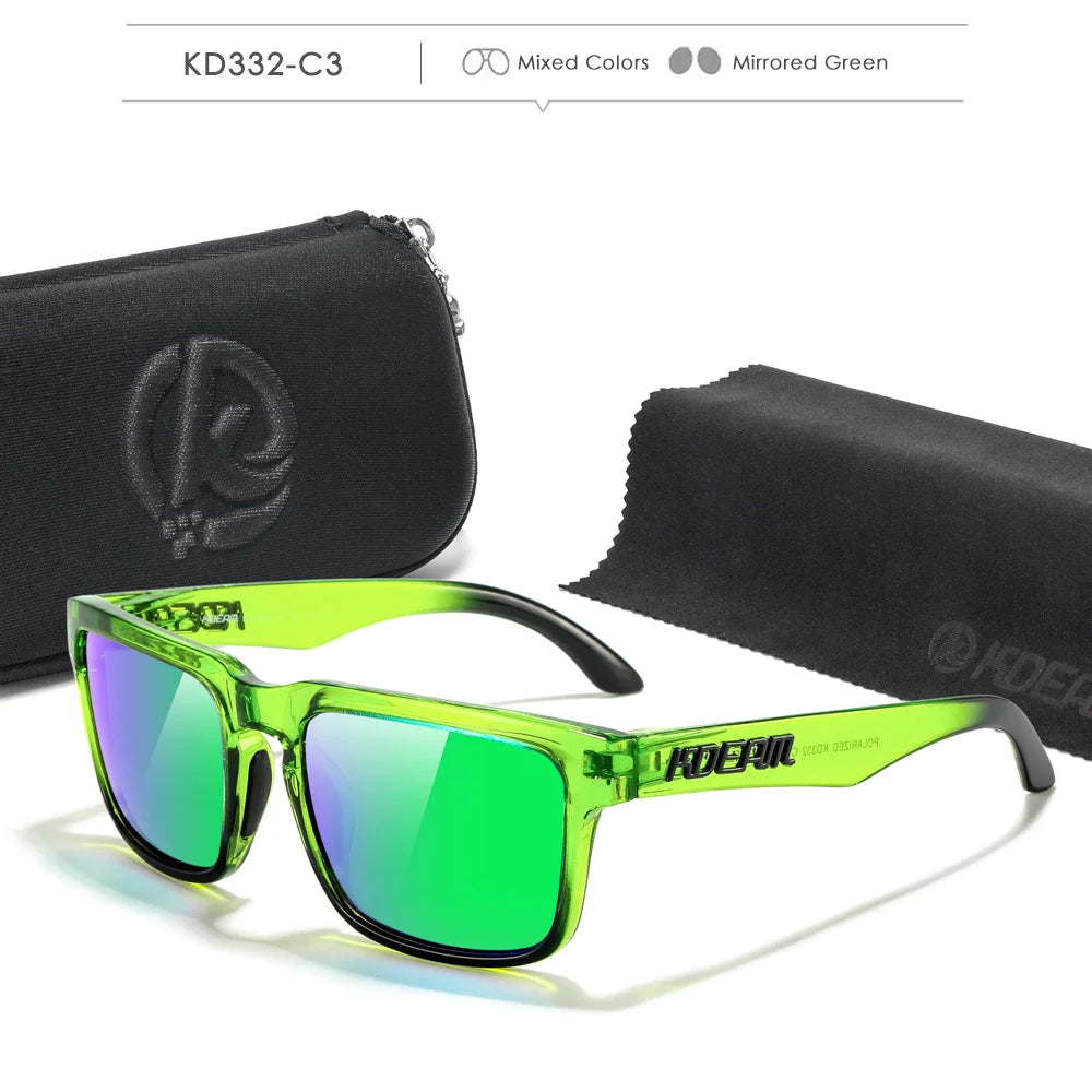 Sunglasses Square Frame Polarized UV400 Outdoor