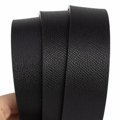 Belt With H Buckle And Textured Finish For Daily Wear - WO2MEN