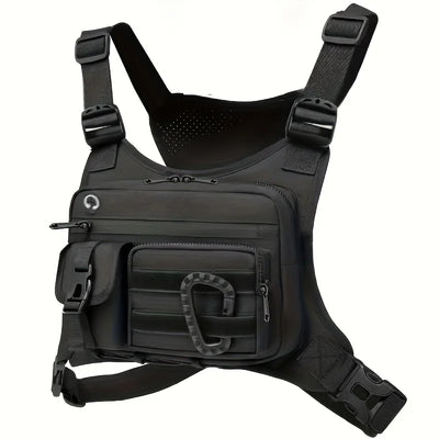 Outdoor Chest Bag with Adjustable Straps for Running
