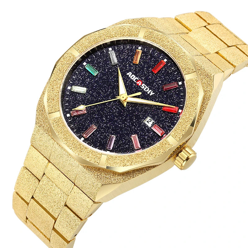 Luxurious Quartz Wristwatch with Luminous Hands