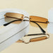 Sunglasses Square Gradient Lenses for Daily Use - Tan