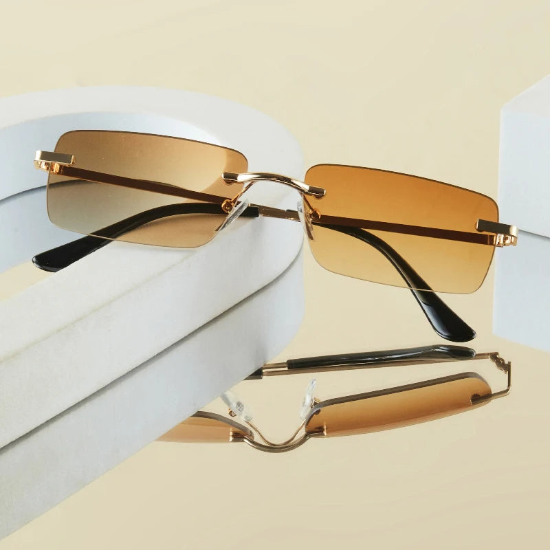 Sunglasses Square Gradient Lenses for Daily Use