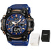 Sport Watch With Analog Digital Display Luminous Dial - C V6