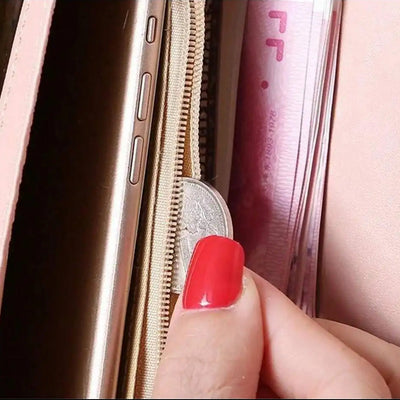 Wallet Crown Diamond Clasp Slim Organizer for Cards - WO2MEN