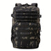Tactical Trail Backpack with Multilayer Organization - Brown Camouflage