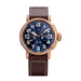 Pilot Chronograph Hand Wind Wristwatch for Aviators - Blue Dial