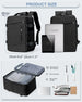 Travel Backpack with Multiple Pockets for Laptop - Black