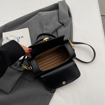 Refined Boxy Crossbody Satchel For Everyday Moments