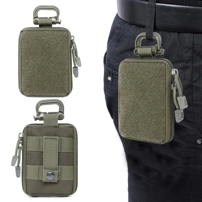 MOLLE Waist Bag Pouch with Phone Pocket Clip Holder