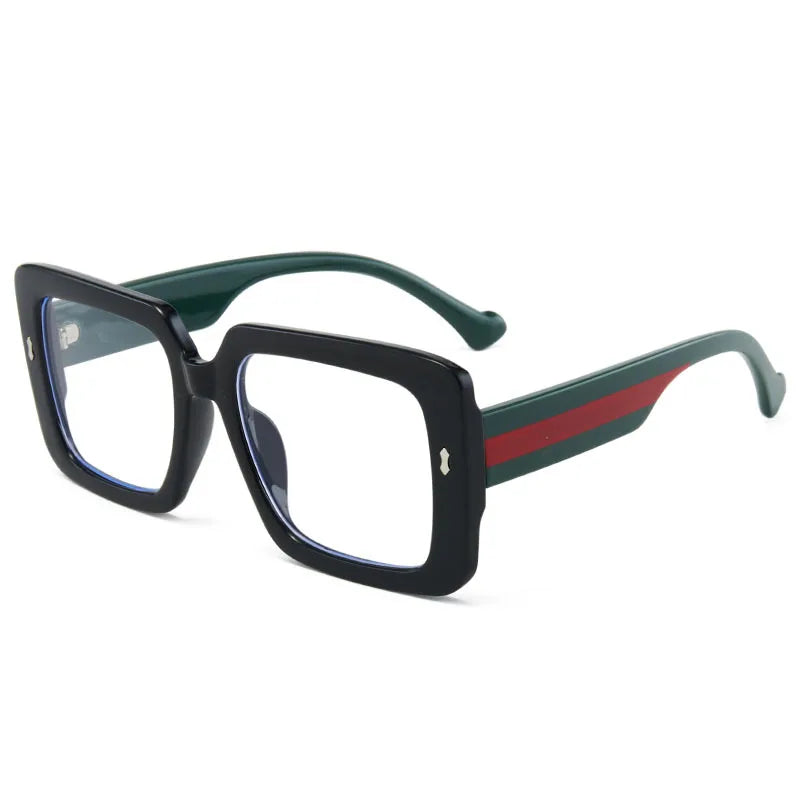 Oversized Cat Eye Sunglasses Square Frame Retro Style