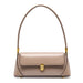 Baguette Shoulder Bag With Delicate Gold Tone Hardware - Taro Pink