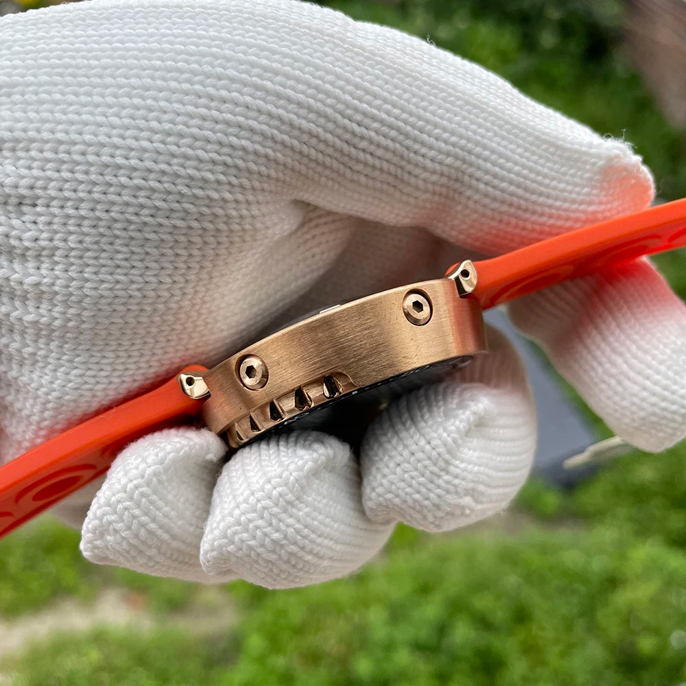 Diver Automatic Watch With Bold Bezel For Adventure - WO2MEN