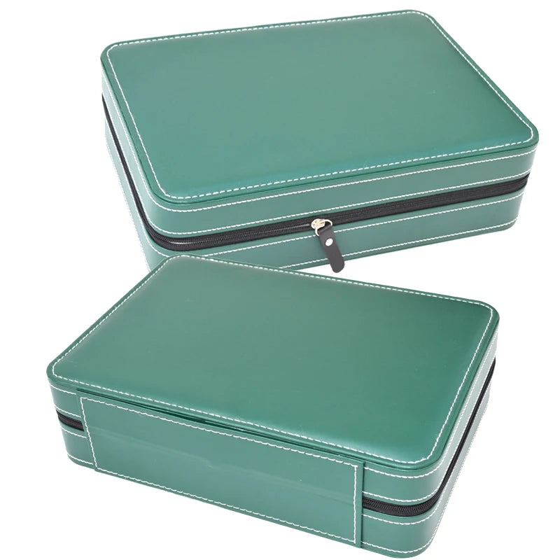 Watch Storage Box Leatherette with Zipper