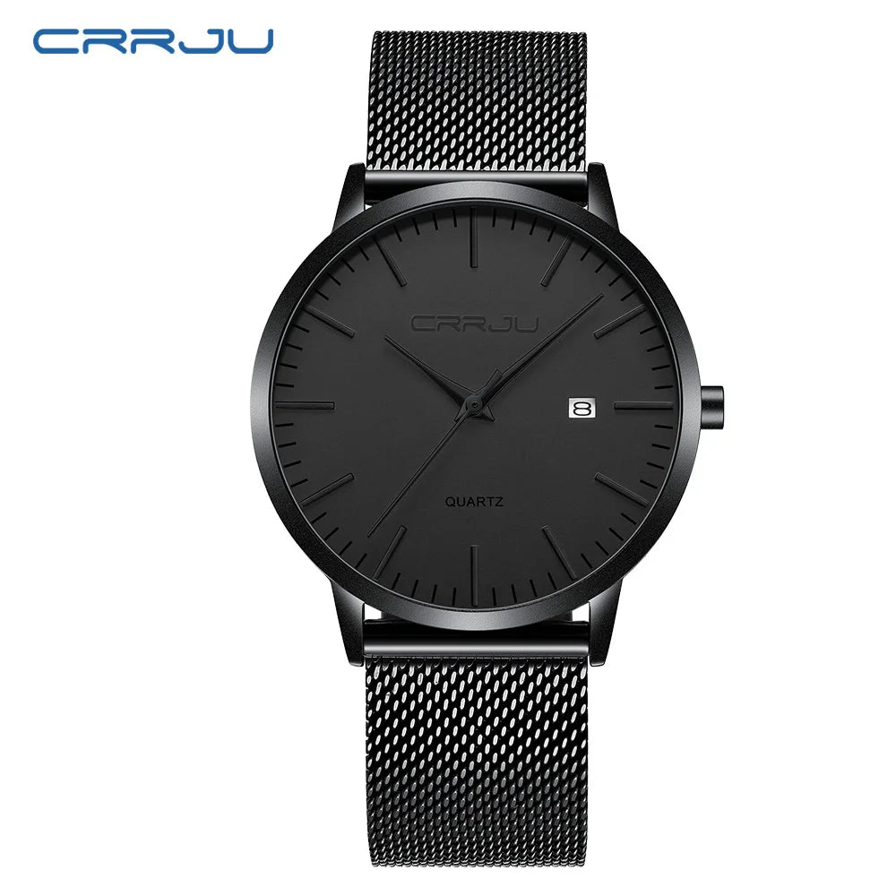 Silk Mesh Dial Timepiece With Calendar Window Luxe Neo
