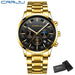 Chrono Calendar Masterpiece Watch With Moonphase Dial - Gold Black