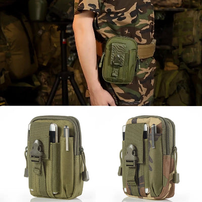 Outdoor Survival Tool Kit Pouch Military Waist Pack